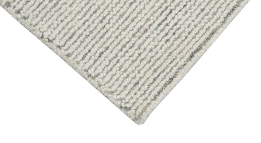 Rimini SKY/White  Hand Tufted Textured loop Pile