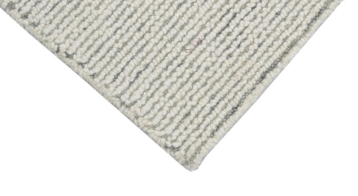 Rimini SKY/White  Hand Tufted Textured loop Pile