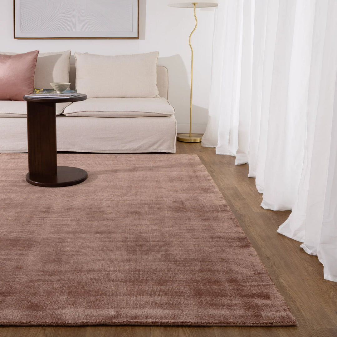 RIVER ROSE BROWN FLOOR RUG