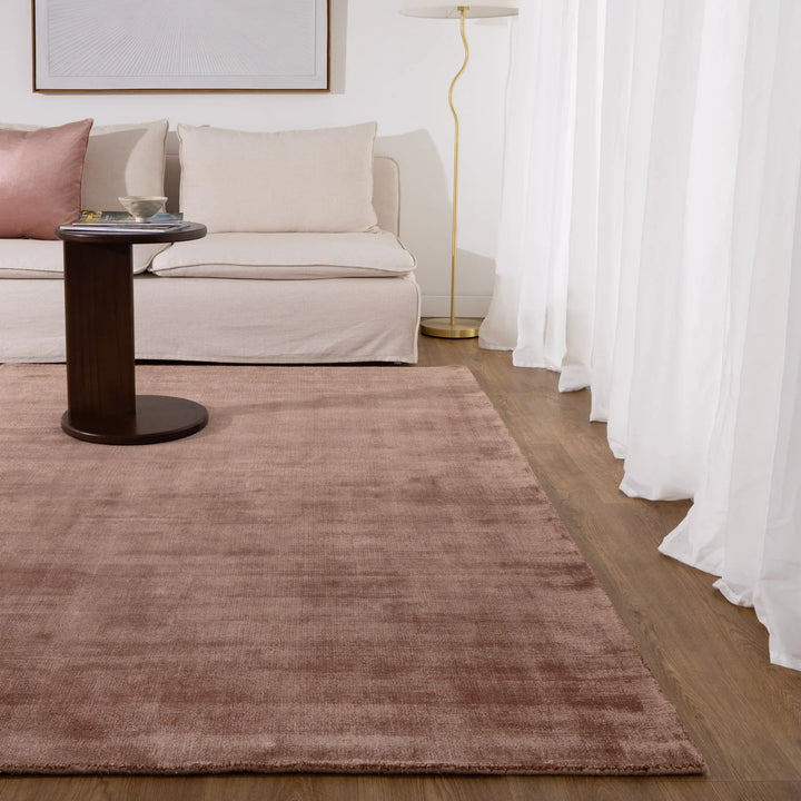 RIVER ROSE BROWN FLOOR RUG