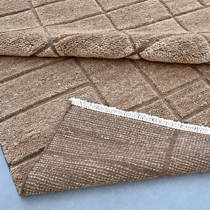 Chisel Wool Rug (Mocha)