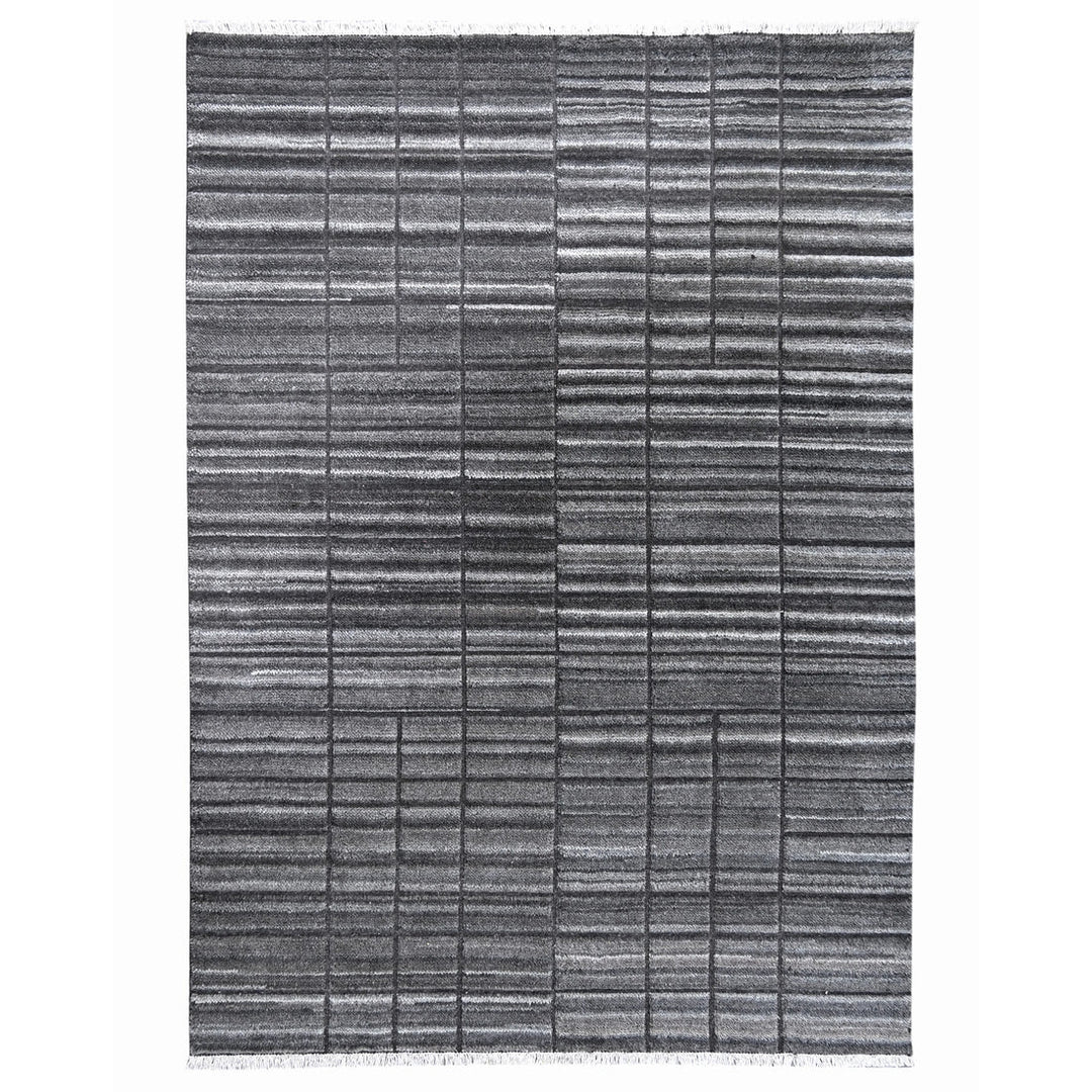 Chisel Wool Rug (Noir)
