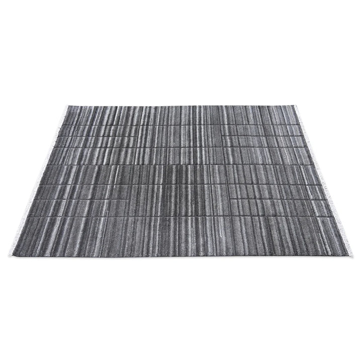 Chisel Wool Rug (Noir)