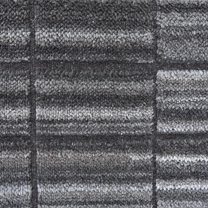 Chisel Wool Rug (Noir)
