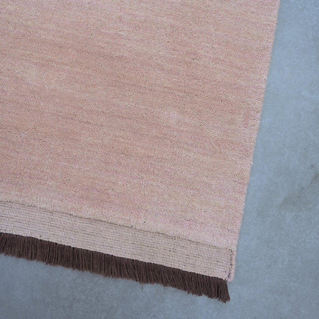 Fern BLUSH Handloomed Pure Wool Rug