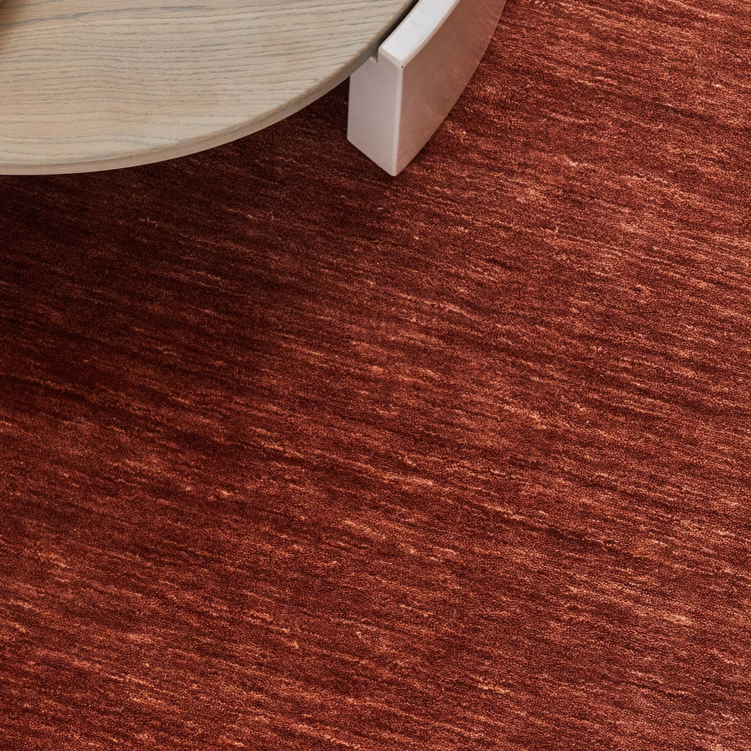 Fern CHESTNUT Handloomed Pure Wool Rug