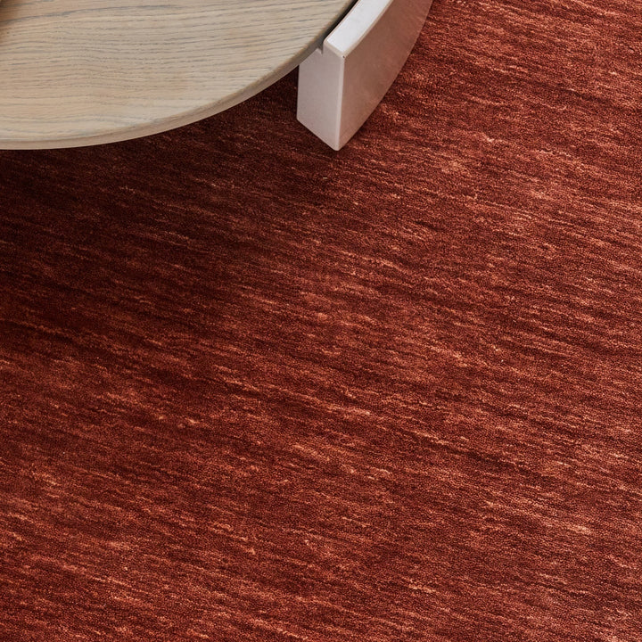 Fern CHESTNUT Handloomed Pure Wool Rug