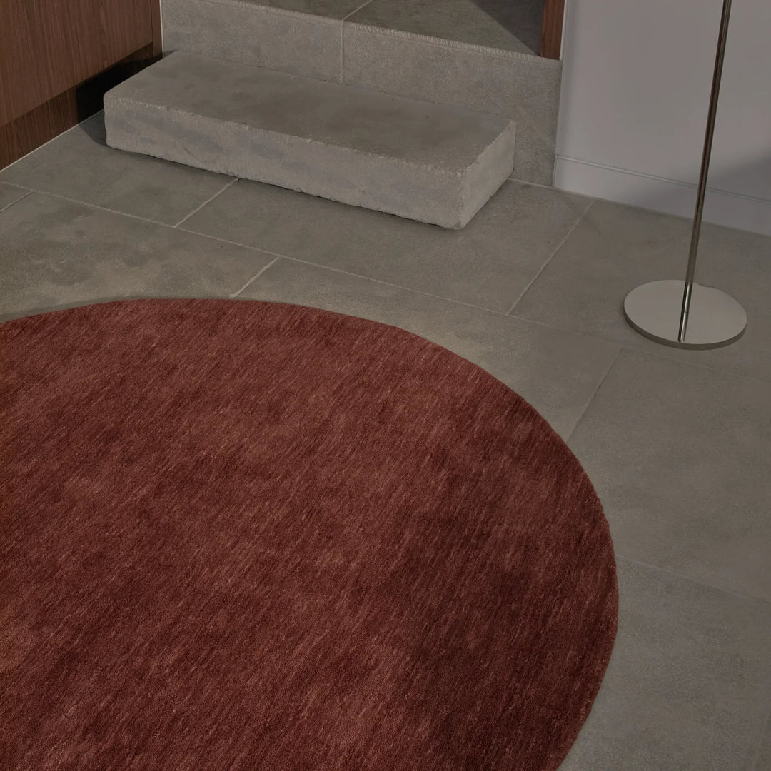 Fern CHESTNUT Handloomed Pure Wool Rug