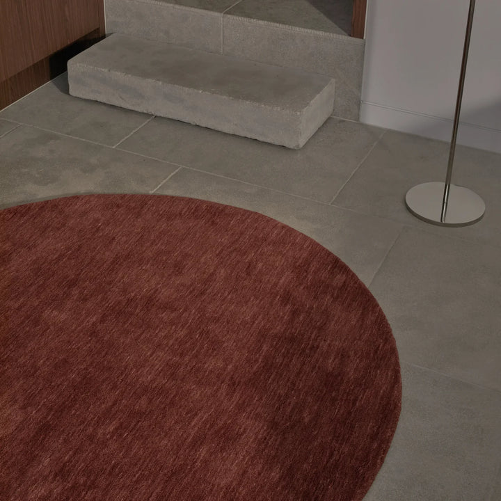 Fern CHESTNUT Handloomed Pure Wool Rug