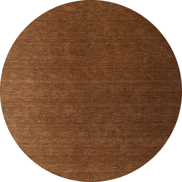 Fern COCOA Handloomed Pure Wool Rug