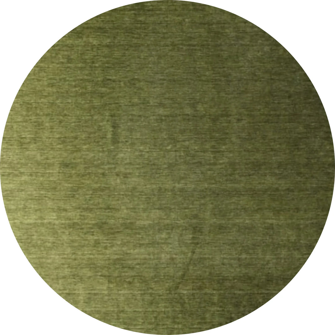 Fern Green Handloomed Pure Wool Rug