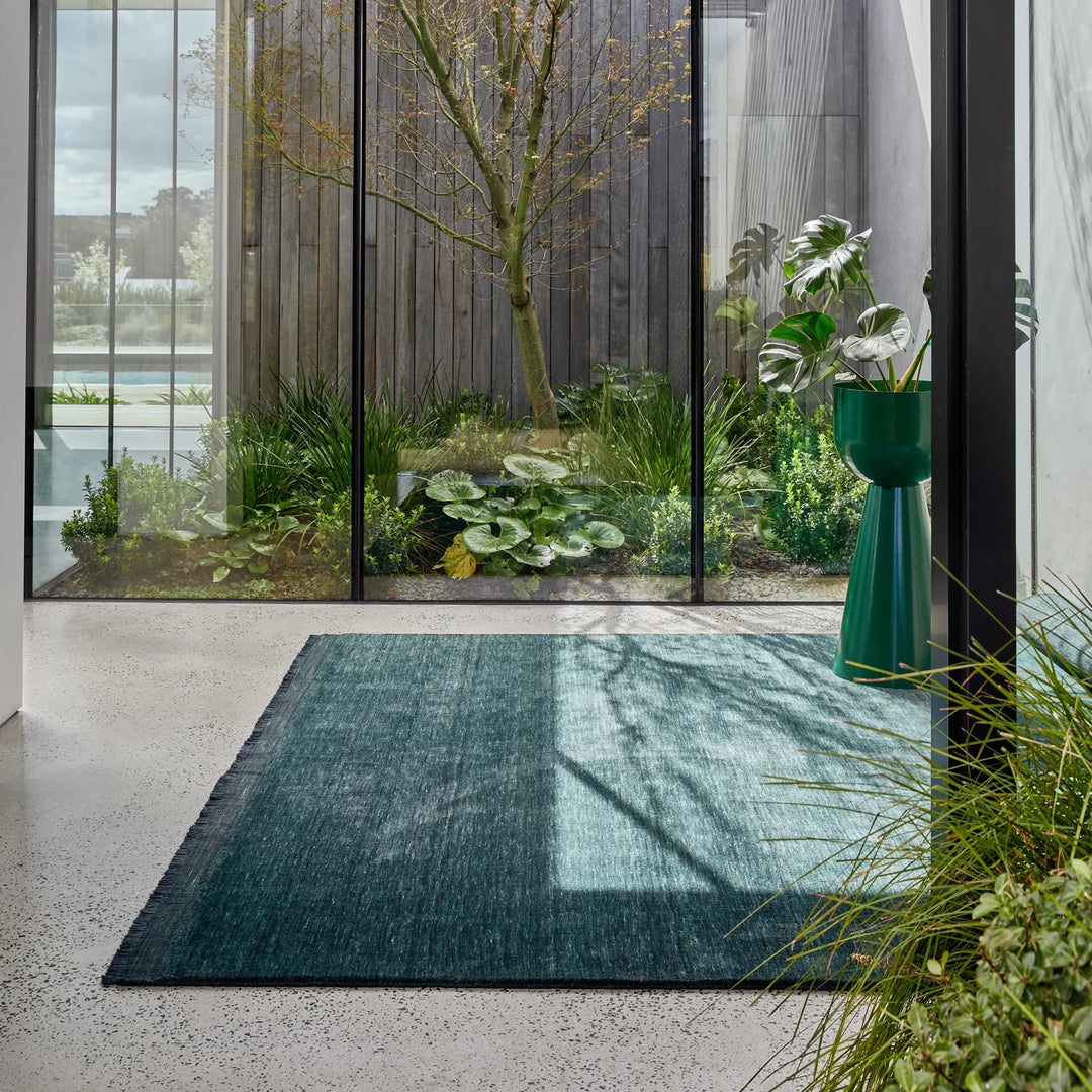 Fern LAGOON Handloomed Pure Wool Rug