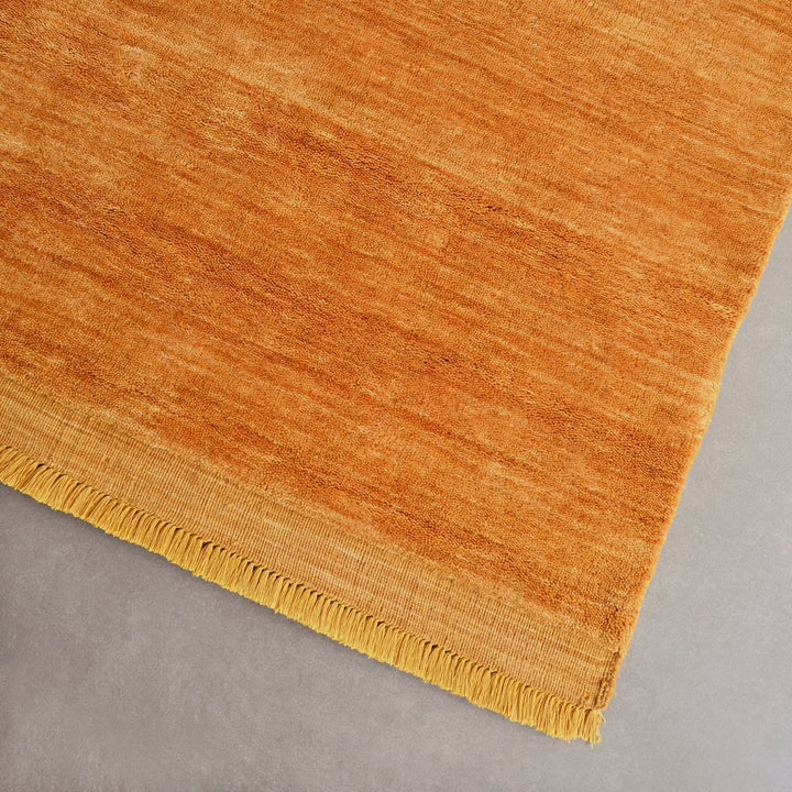 Fern MUSTARD Handloomed Pure Wool Rug