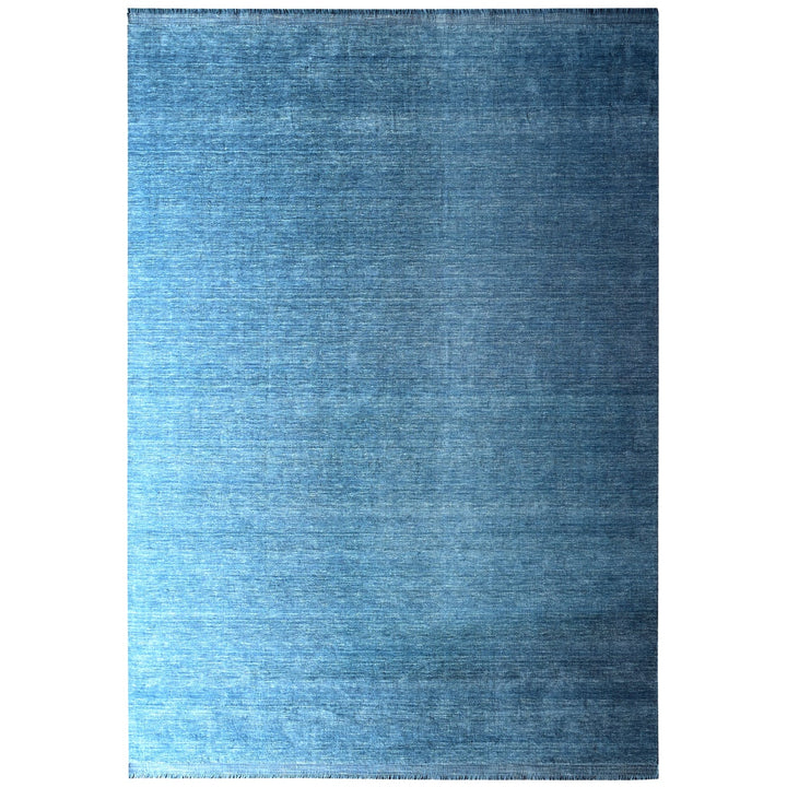 Fern OCEAN Handloomed Pure Wool Rug