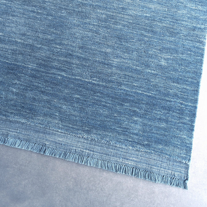 Fern OCEAN Handloomed Pure Wool Rug