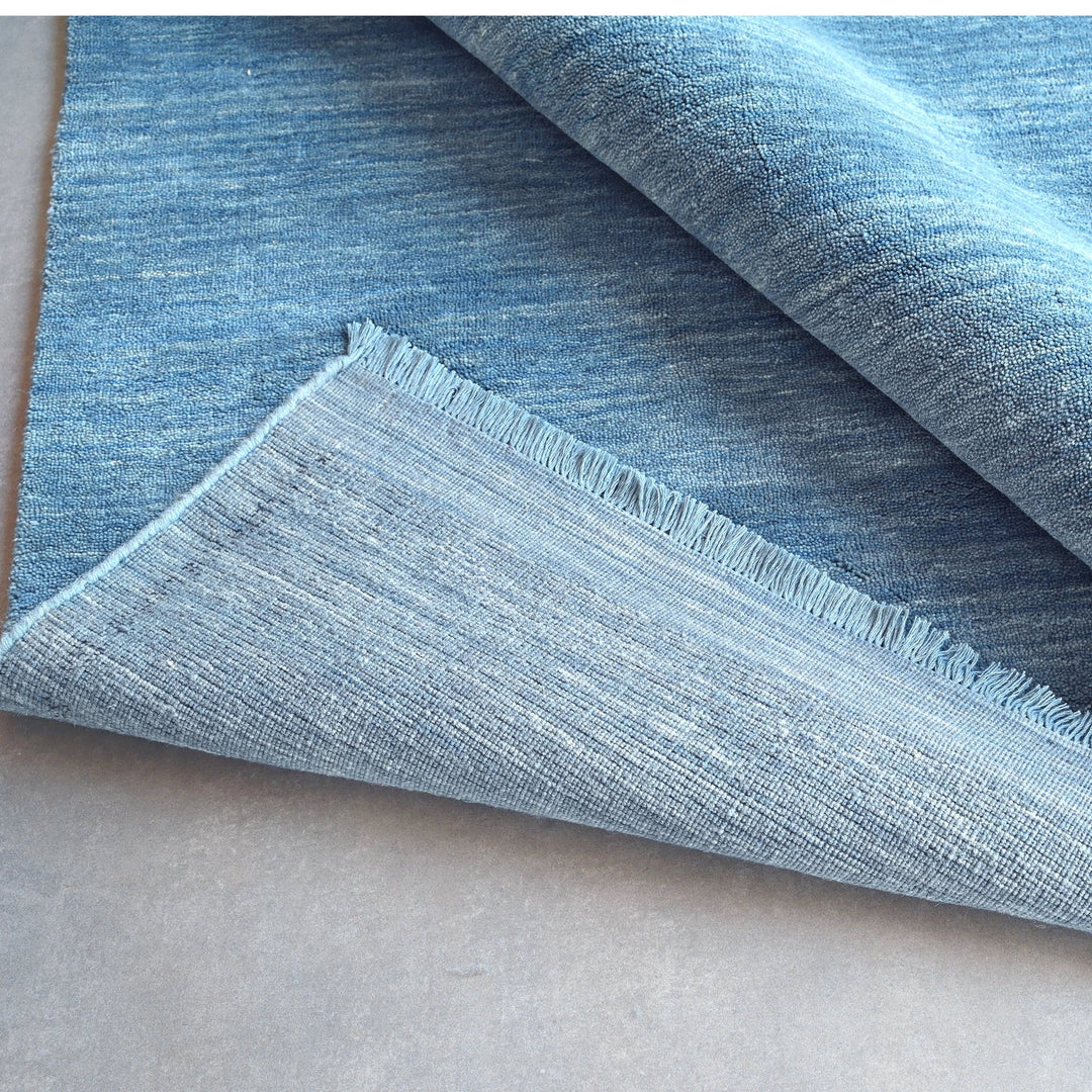 Fern OCEAN Handloomed Pure Wool Rug