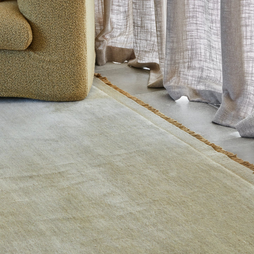 Fern SHELL Handloomed Pure Wool Rug