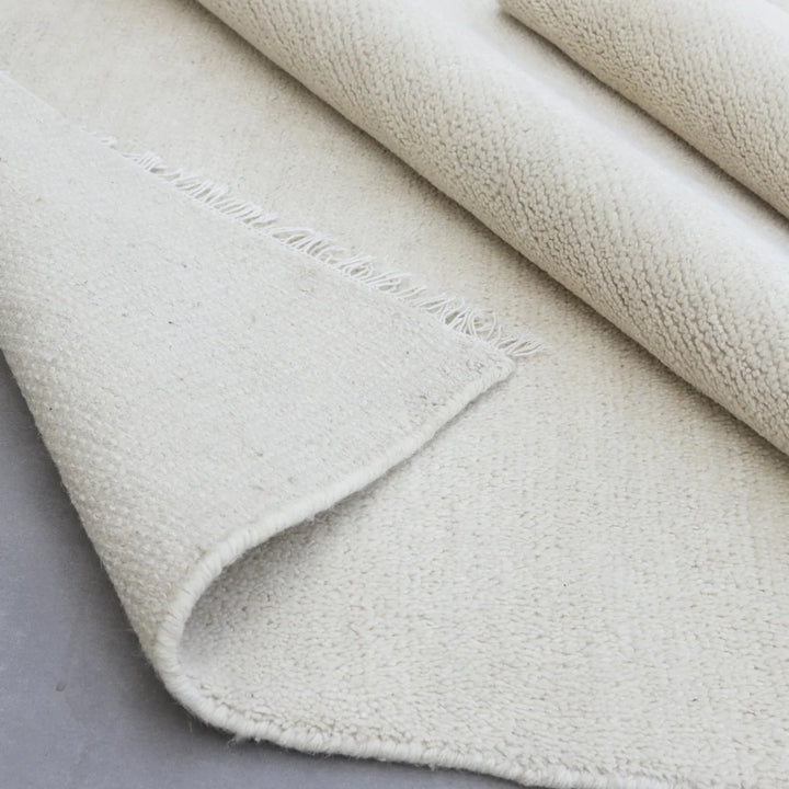Sigrid Rug in Chalk Pure Wool Floor Rug