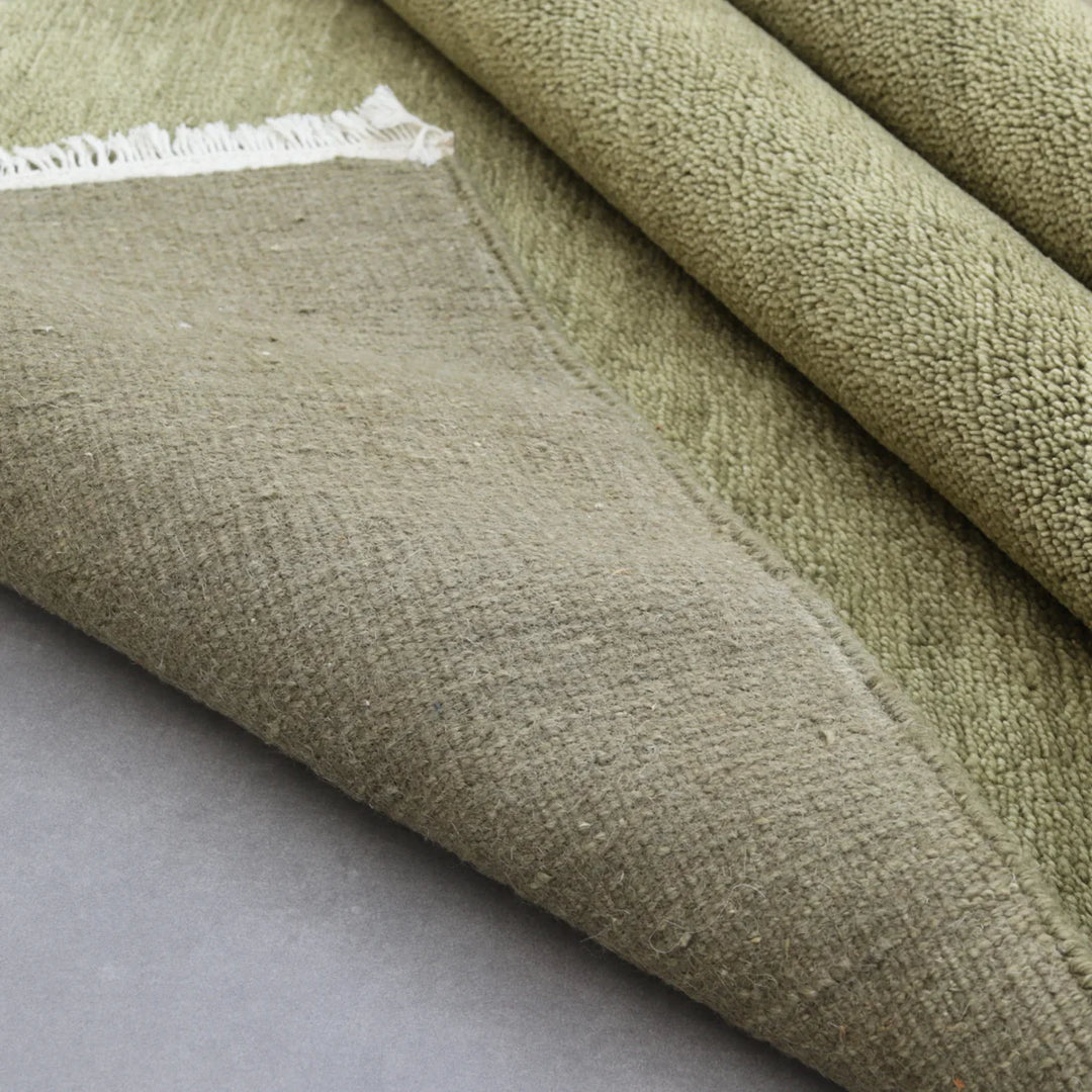 Sigrid Rug in Moss Pure Wool Floor Rug