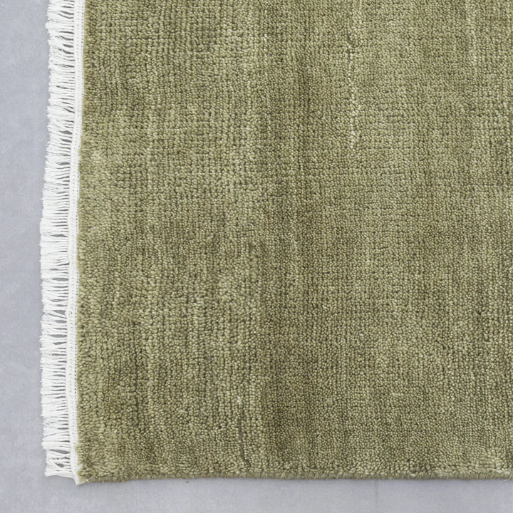 Sigrid Rug in Moss Pure Wool Floor Rug