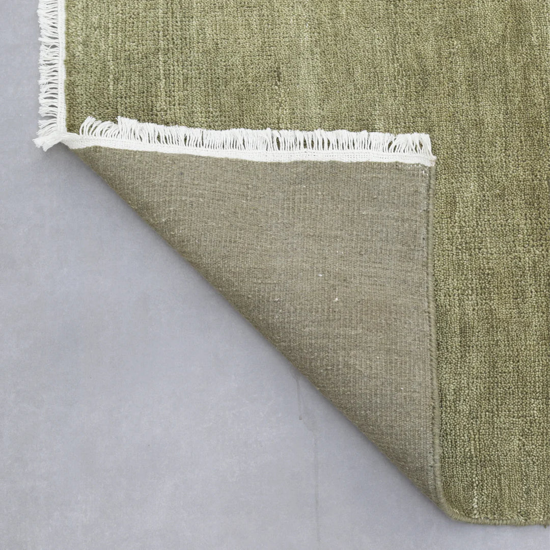 Sigrid Rug in Moss Pure Wool Floor Rug