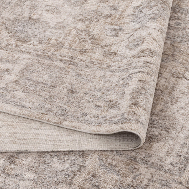 Solenne Beige & Blue Transitional Rug - S300