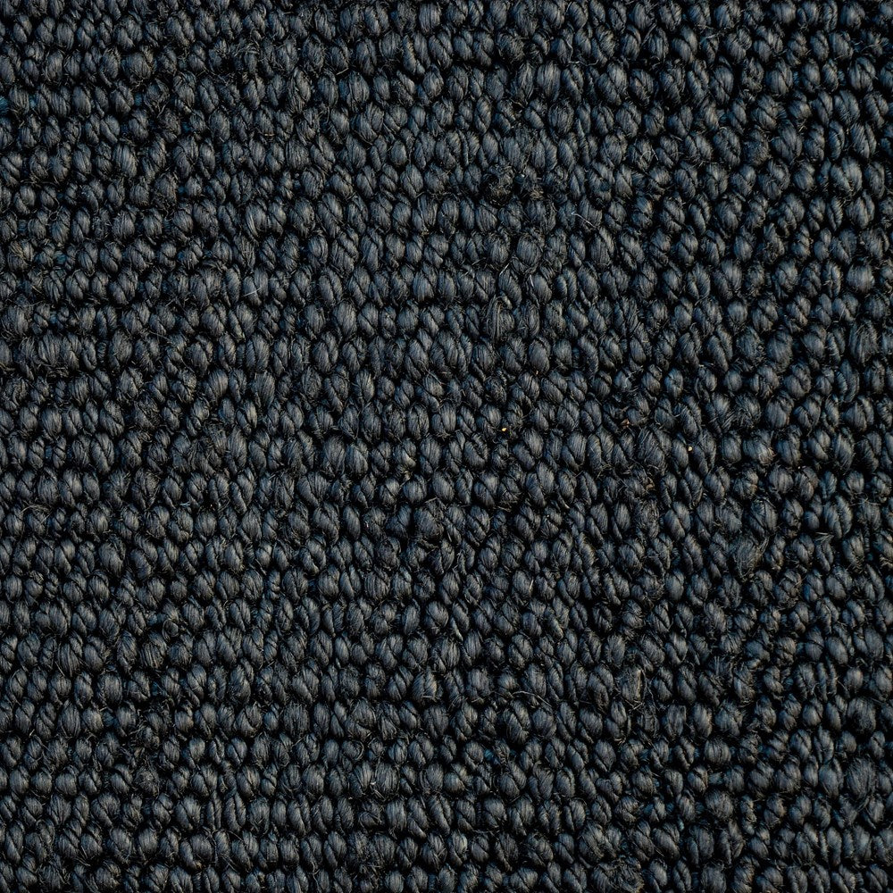 SARDINI BLACK JUTE FLOOR RUG