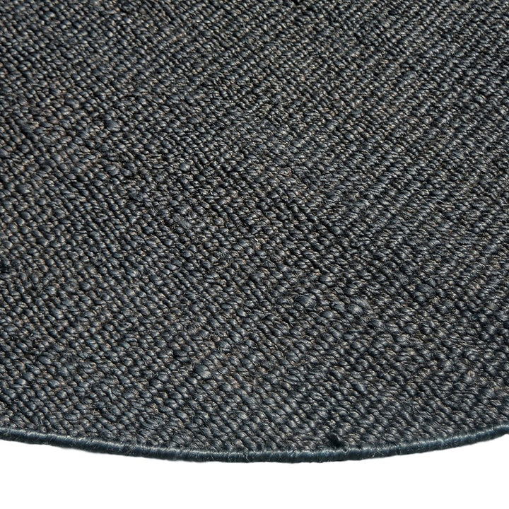 SARDINI BLACK JUTE FLOOR RUG