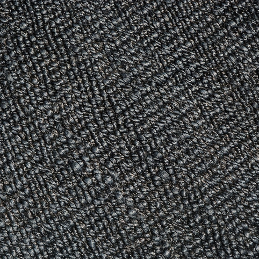 SARDINI BLACK JUTE FLOOR RUG