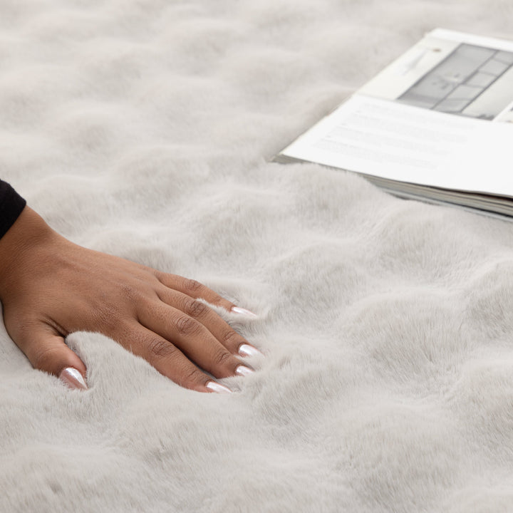 Purity Tile Rug Purity Washable Rug Silver – All Modern Design