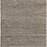 Skandi Black  Wool Flat Weave Floor Rug