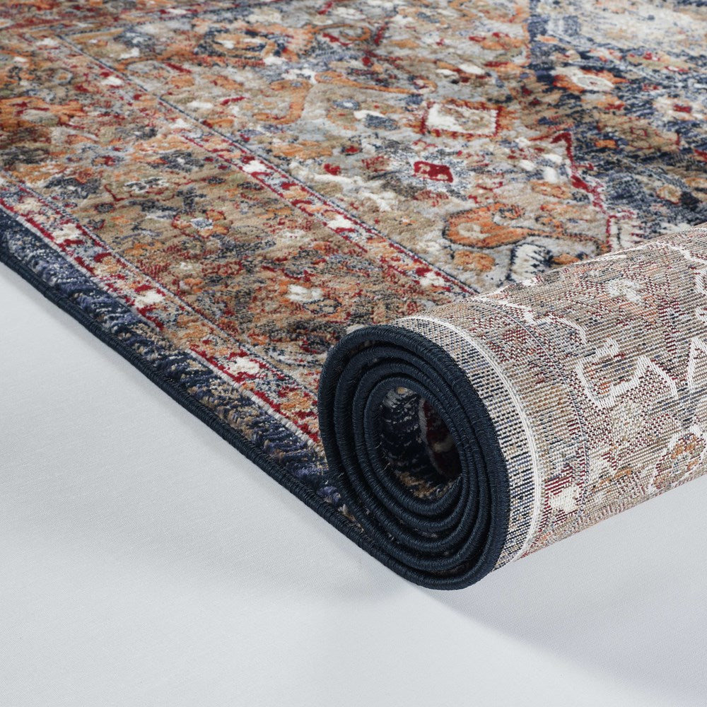 Afghan-Style Charcoal GREEN FLOOR RUG