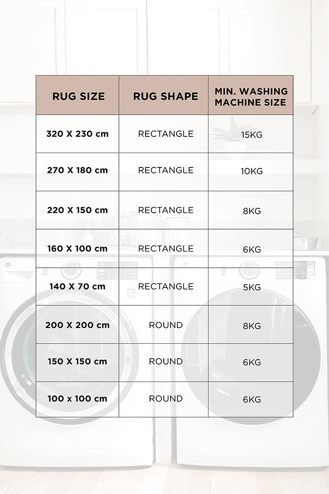 Solar Firuz Natural Washable Rug