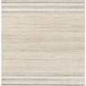 Praia Multi Stripe Beige Grey Wool Rug