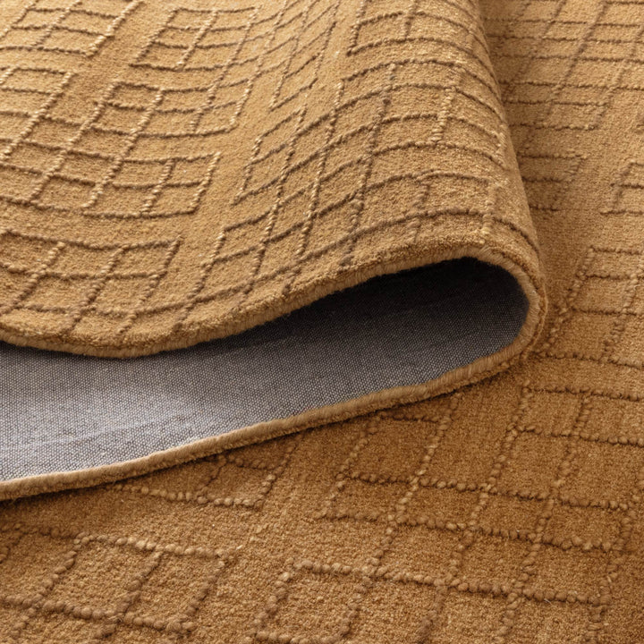 Casper Sudan Brown Knitted Wool Rug