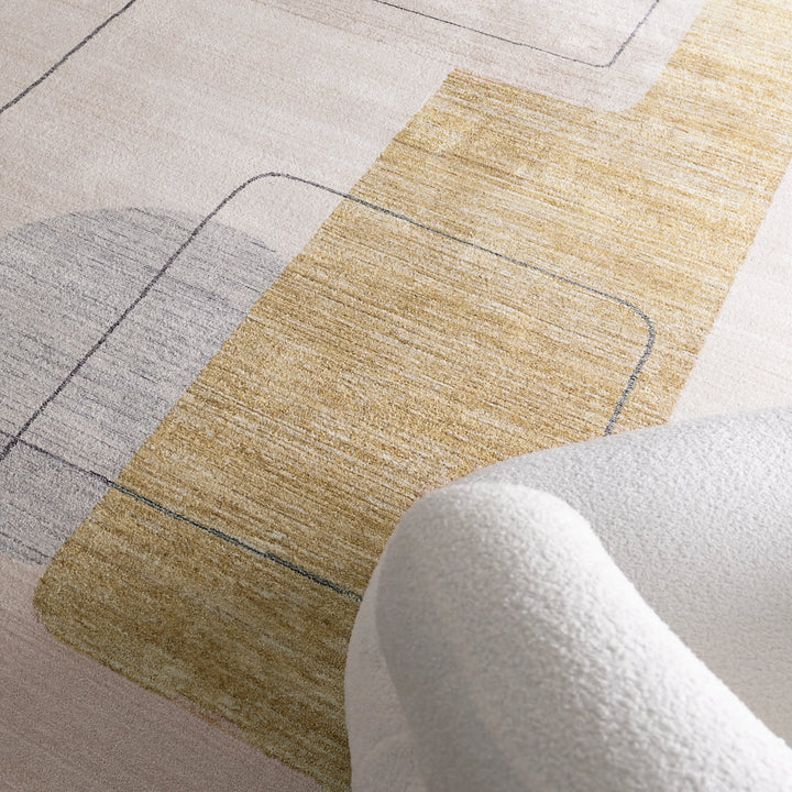 Sierra Abstract Ivory Beige