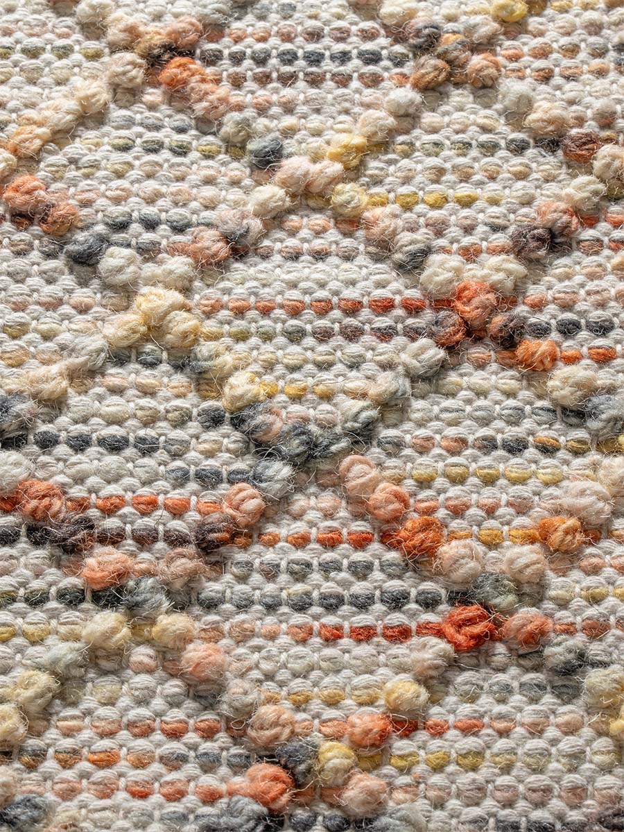 SPIKE MULTI HAND WOVEN WOOL FLOOR RUG