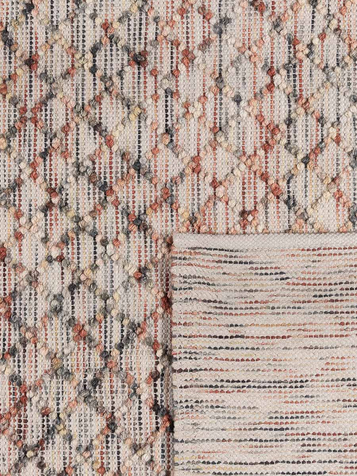 SPIKE MULTI HAND WOVEN WOOL FLOOR RUG