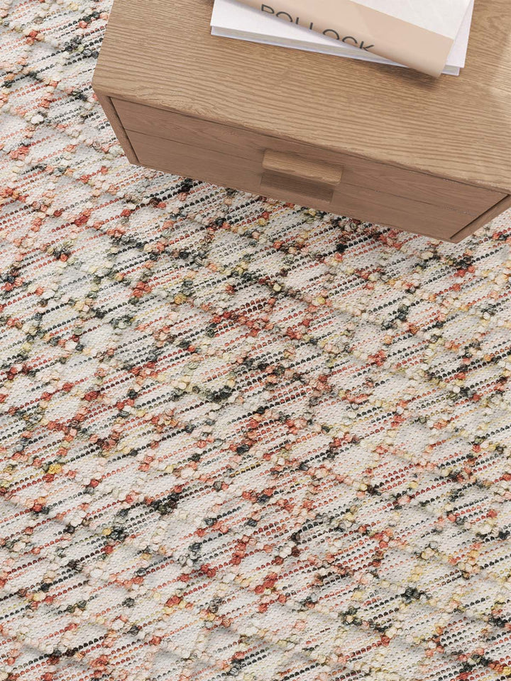 SPIKE MULTI HAND WOVEN WOOL FLOOR RUG