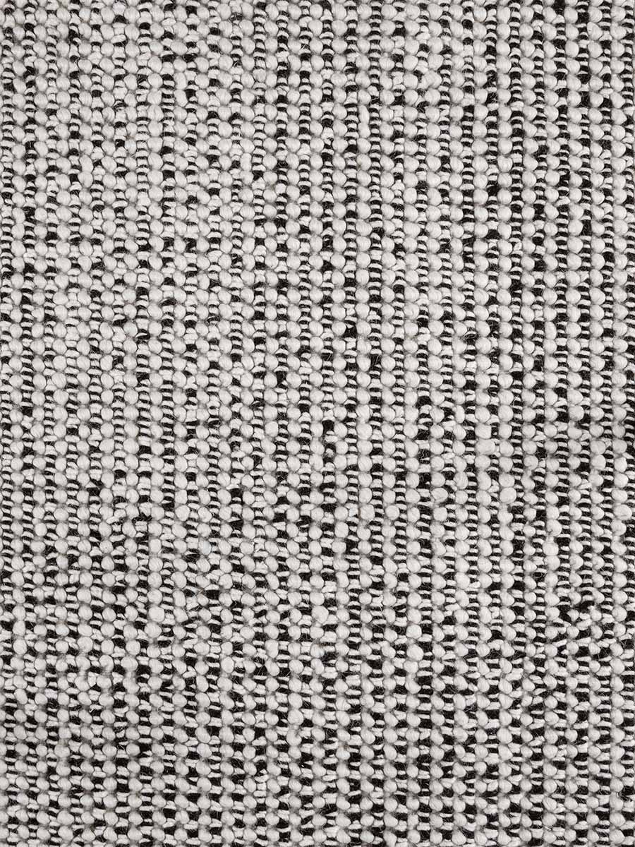 SPIKE BLACK AND WHITE HAND WOVEN FLOOR RUG