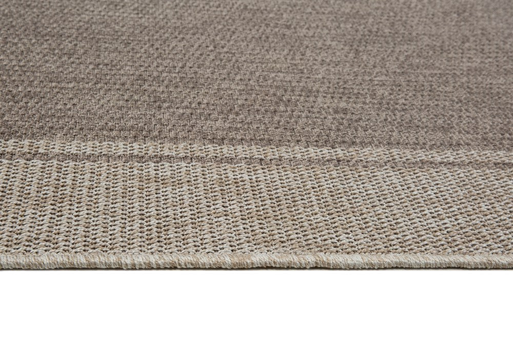 Terrace Frame Dark Stone  indoor outdoor latex back Floor rug