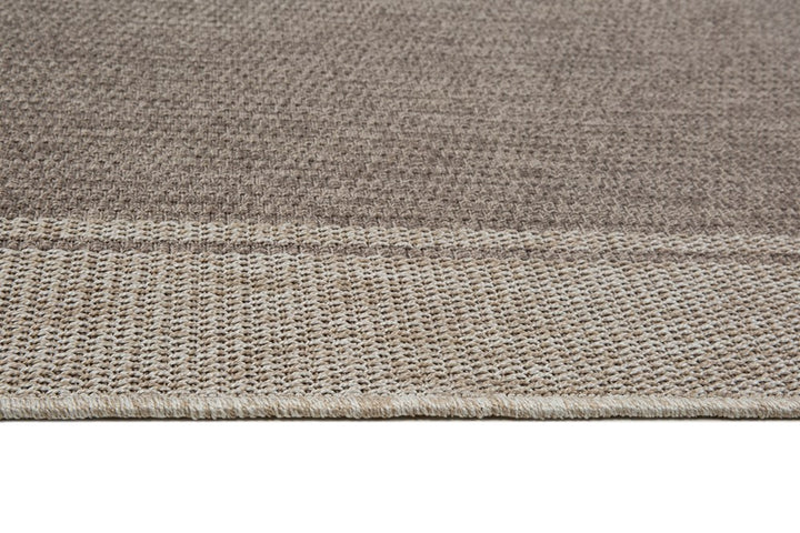 Terrace Frame Dark Stone  indoor outdoor latex back Floor rug