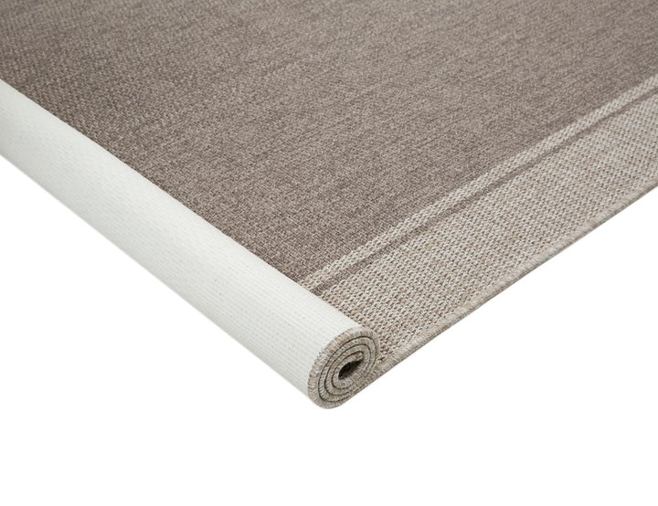 Terrace Frame Dark Stone  indoor outdoor latex back Floor rug