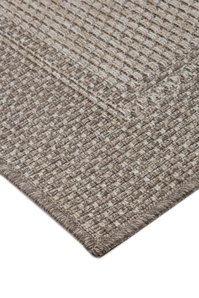 Terrace Frame light Stone  indoor outdoor latex back Floor rug