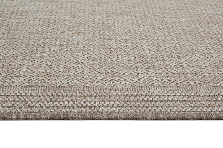 Terrace weave light Stone  indoor outdoor latex back Floor rug