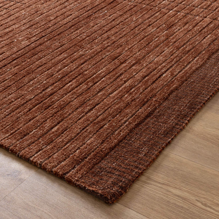 ADORE Terracotta CARVED RUG