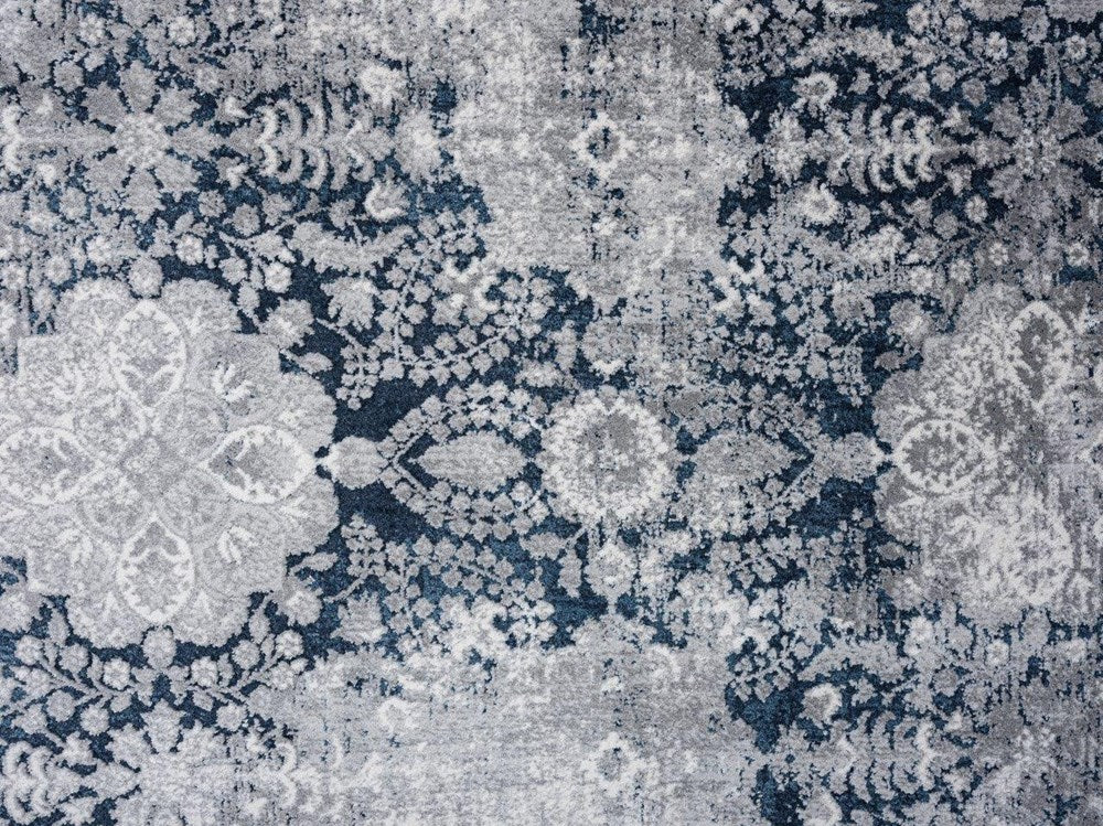 Torino Easy Care soft to Touch Royal Blue  floor rug