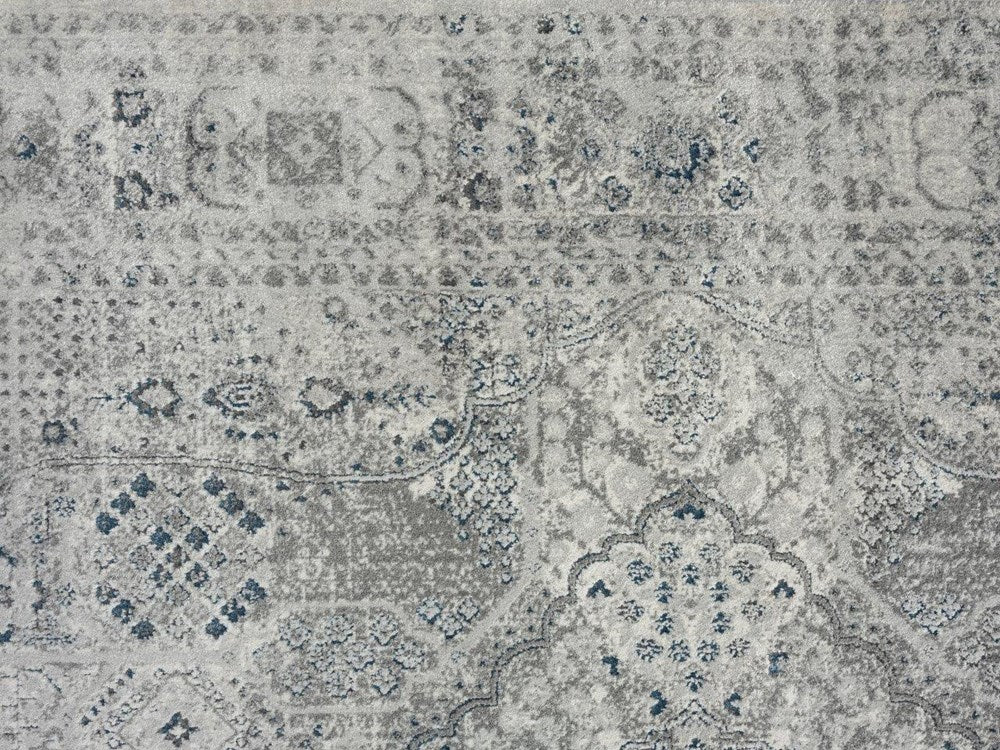 Torino Easy Care soft to Touch 343 Blue Multi   floor rug