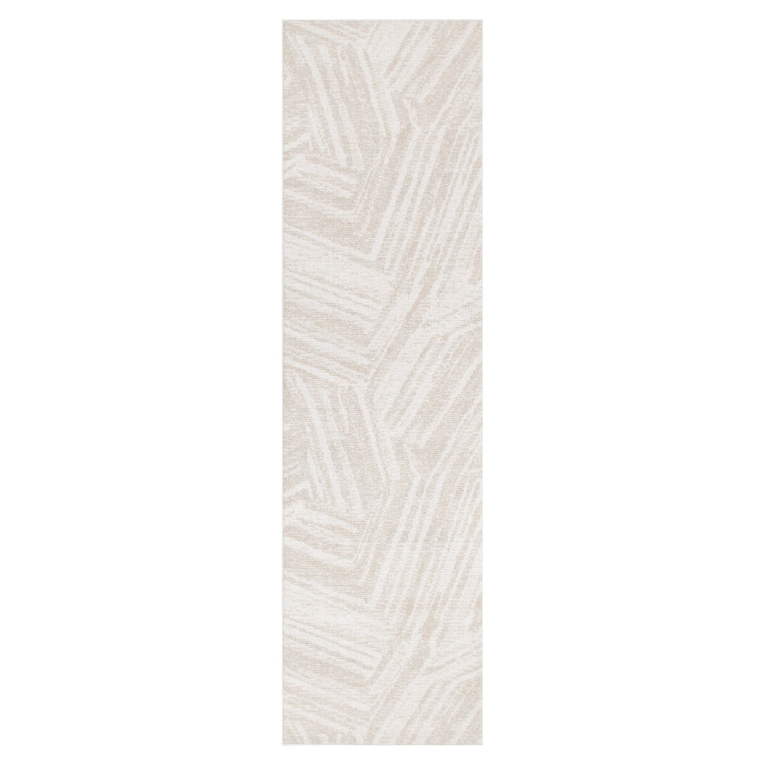 Toscana Geo Lines Beige Cream Rug - TOS1
