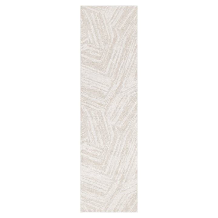 Toscana Geo Lines Beige Cream Rug - TOS1